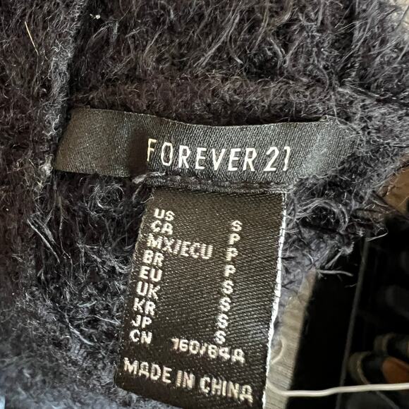 Black Fuzzy Tank Top, Goth Whimsigoth Grunge Indie Sleaze Small - Picture 3 of 6